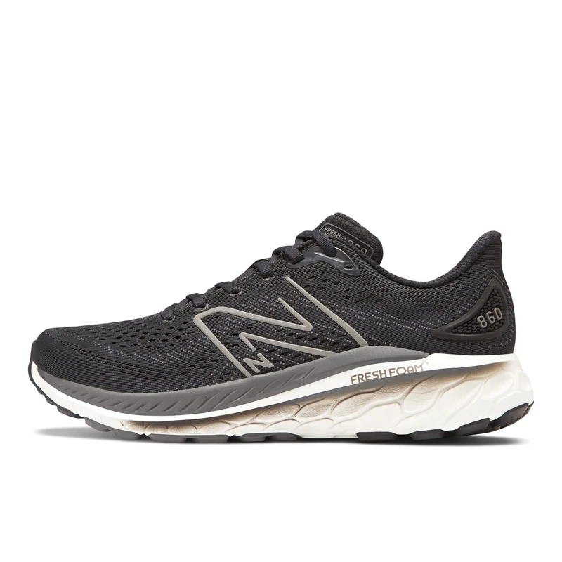 New Balance M860K13 Fresh Foam X 860v13 Men Black UK 11 - Image 1
