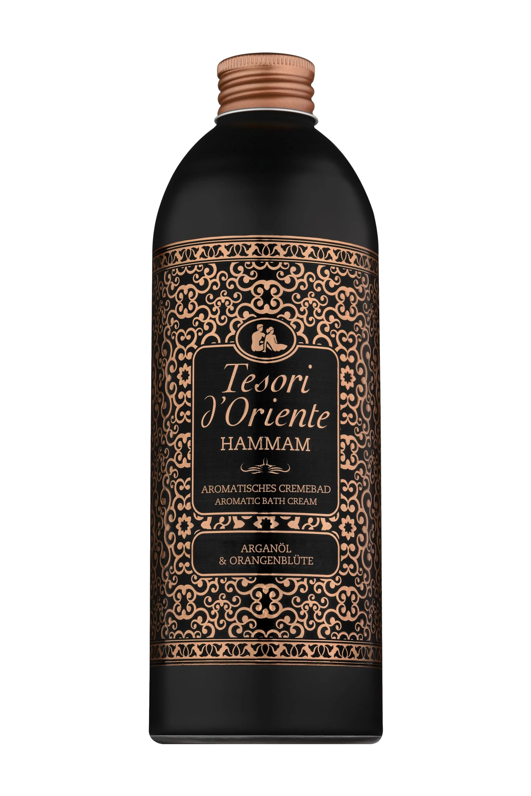 Tesori d'Oriente Cremebath 'Hammam' 500 ml Aromatic Bath with Argan Oil and Orange Blossom Body Care for The Bath Ritual for Body & Senses