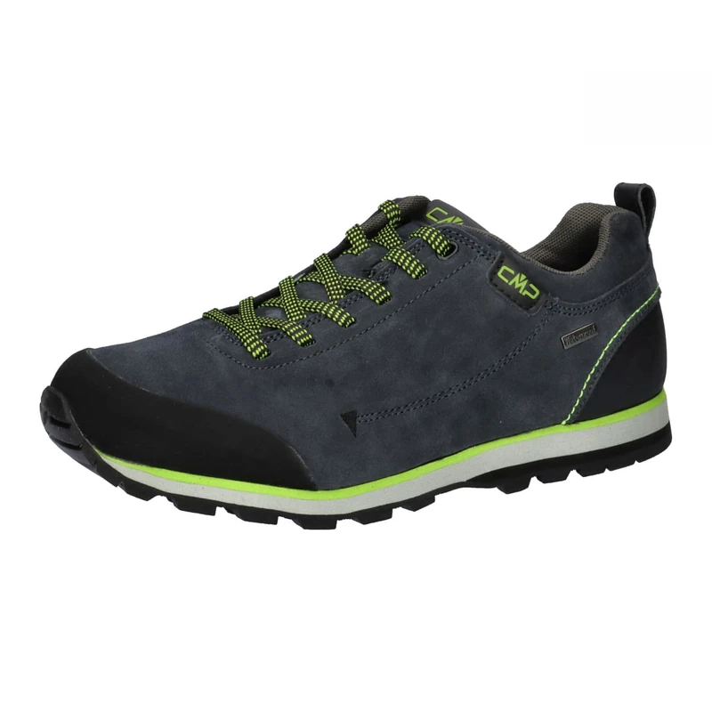 CMP Men's Elettra Low Hiking Shoe WP Trekking, Titanium-Limegreen, 6.5 UK