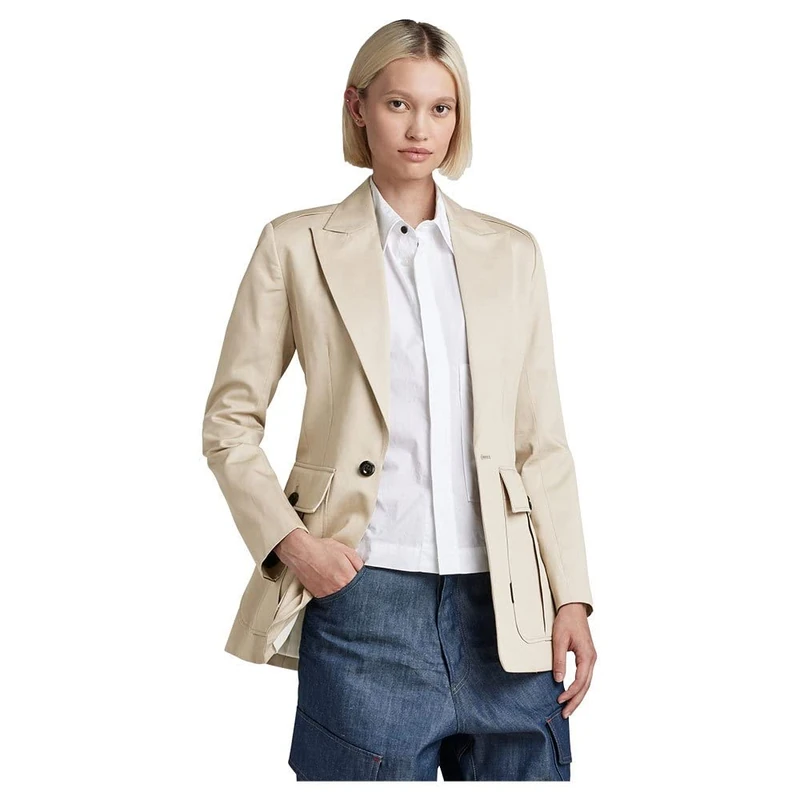 G-Star Women's Sindhu Blazer , Beige (westpoint khaki D23249-C962-C531), S