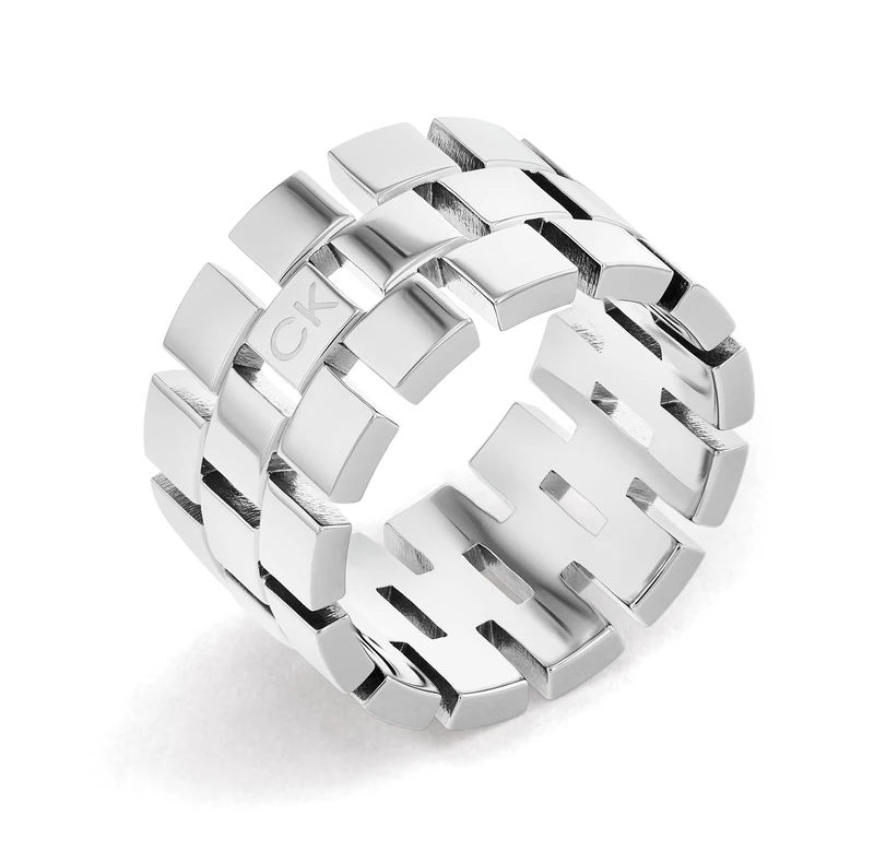Calvin Klein Women's GEOMETRIC Collection Ring in Stainless Steel - 35000324D