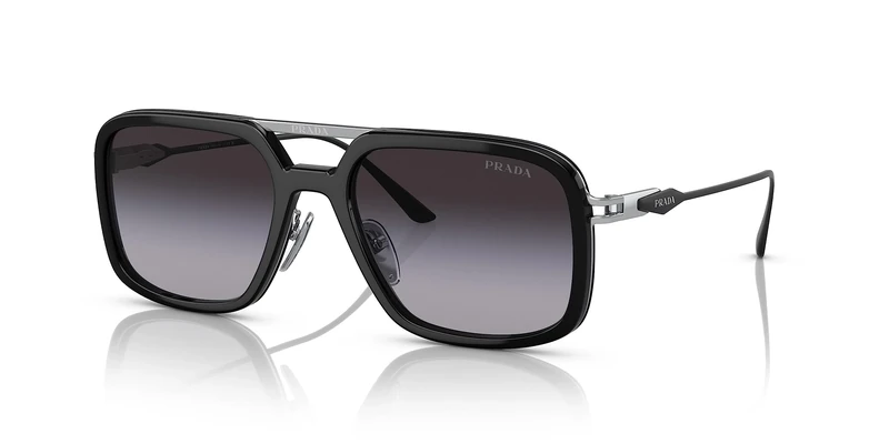 Prada 0PR 57ZS Glasses, Multicoloured, 55 Unisex-Adult, multi-coloured, 55