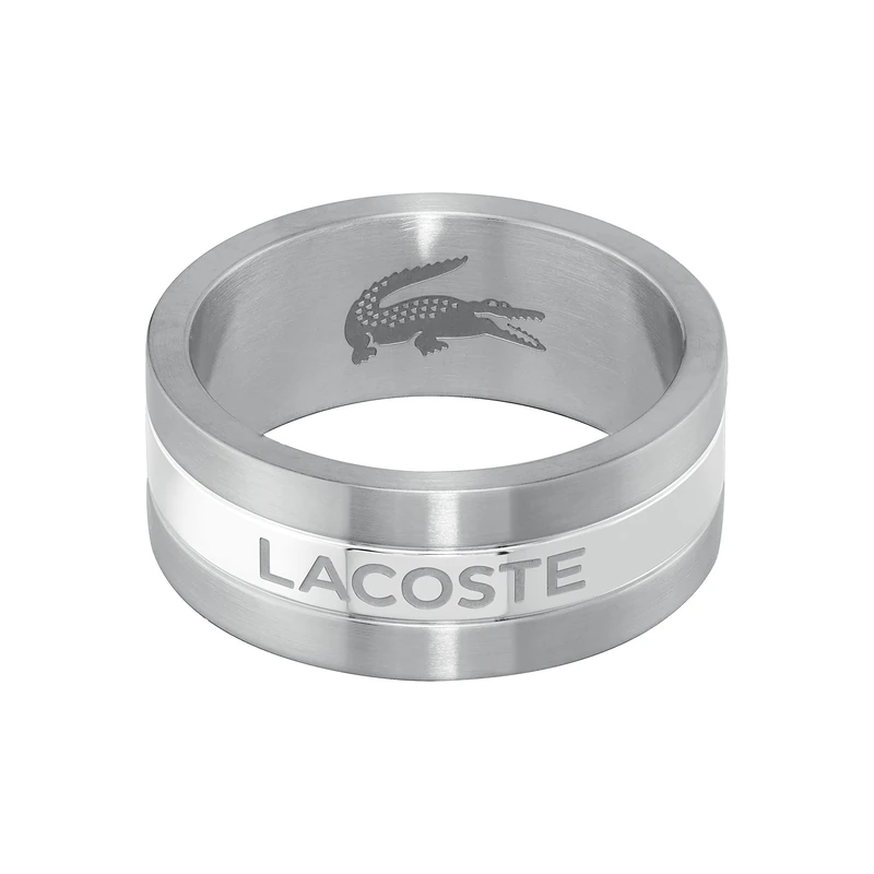 Lacoste Men's ADVENTURER Collection Ring in Stainless Steel - 2040093G