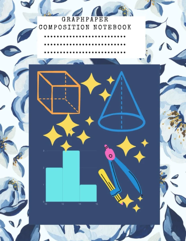 Graph Paper Composition Notebook - Quad Ruled 5x5 Grid