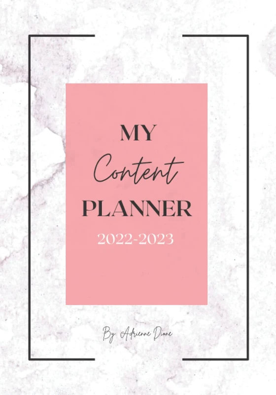My Content Planner 2022-2023