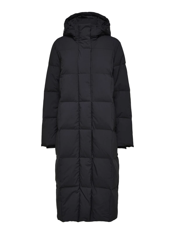 SELECTED FEMME Women's SLFNITA REDOWN Coat B NOOS Coat, Black, 40, black