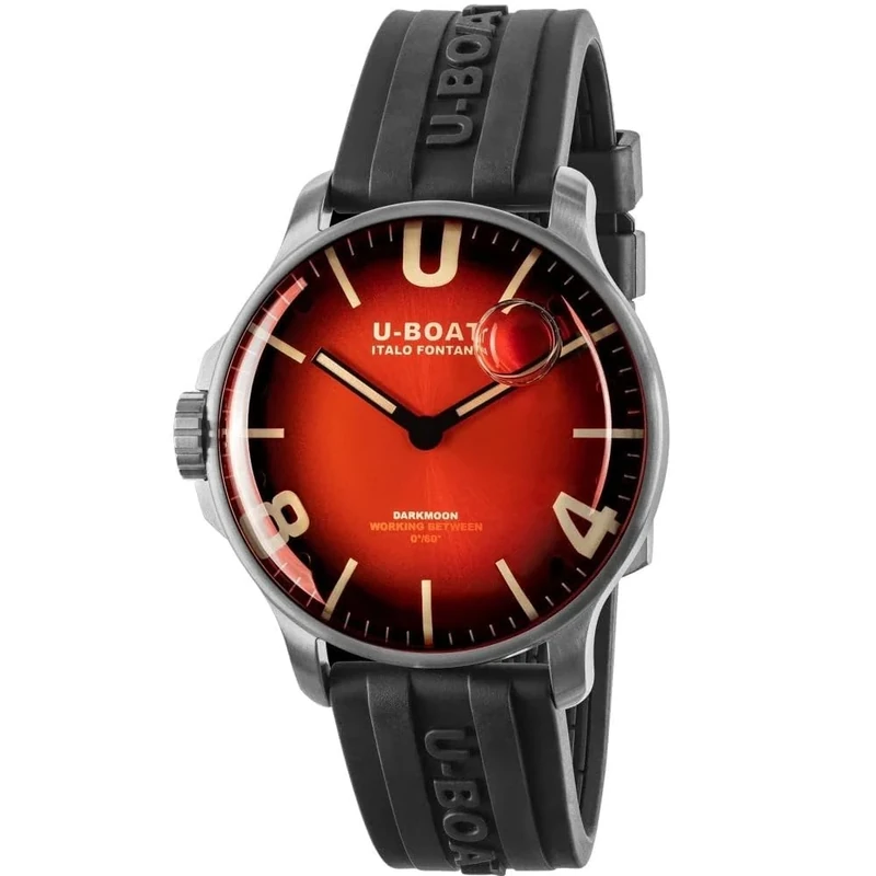 U-Boat Watches mid-30460, Black/White