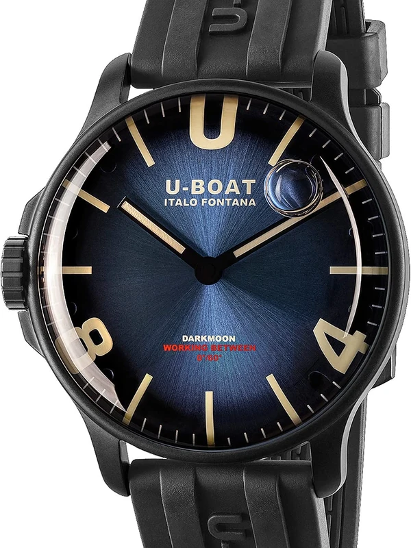 U-Boat Watches mid-30462, Black/White