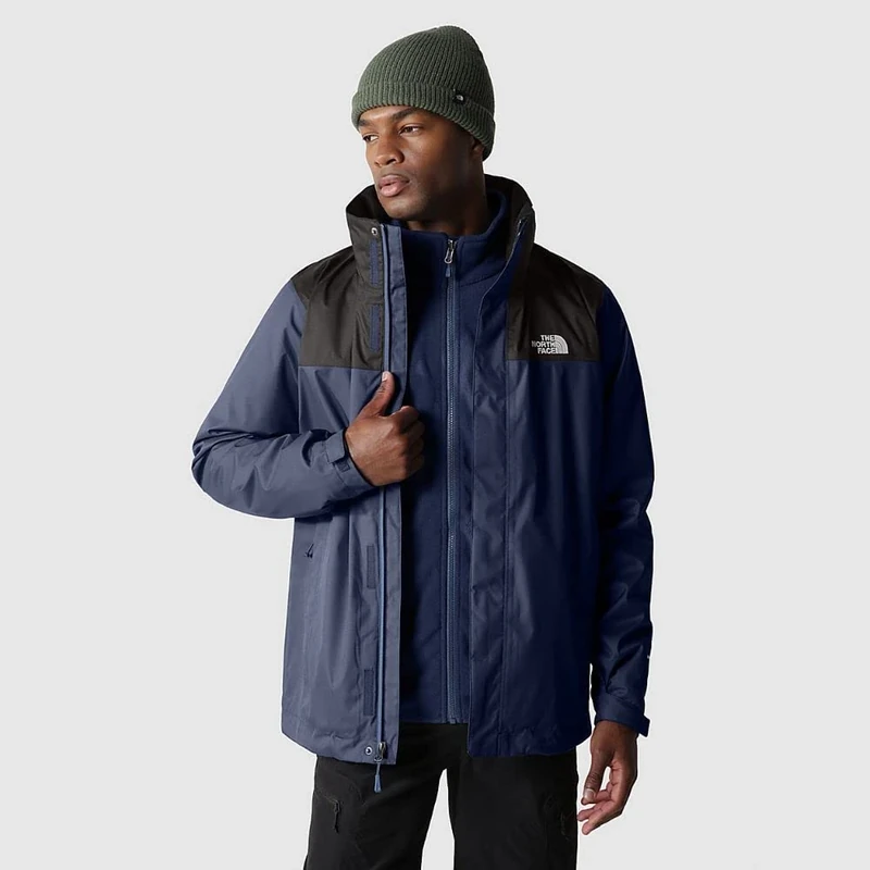 The North Face Jacket;NF00CG55 2. Outdoor Sports Apparel - [Sports vendors only];196248187860;Shady Blue-TNF Black;Outdoor Men Softshell Jacket