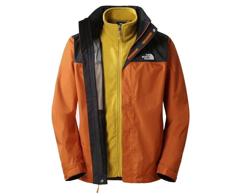 The North Face Jacket;NF00CG55 2. Outdoor Sports Apparel - [Sports vendors only];196248187426;Leather Brown-TNF Black;Outdoor Men Softshell Jacket