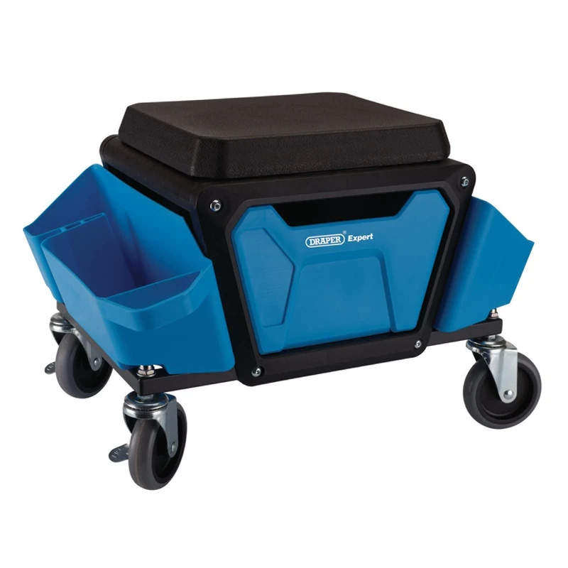 Draper 23716 Work Stool, Blue - Image 1