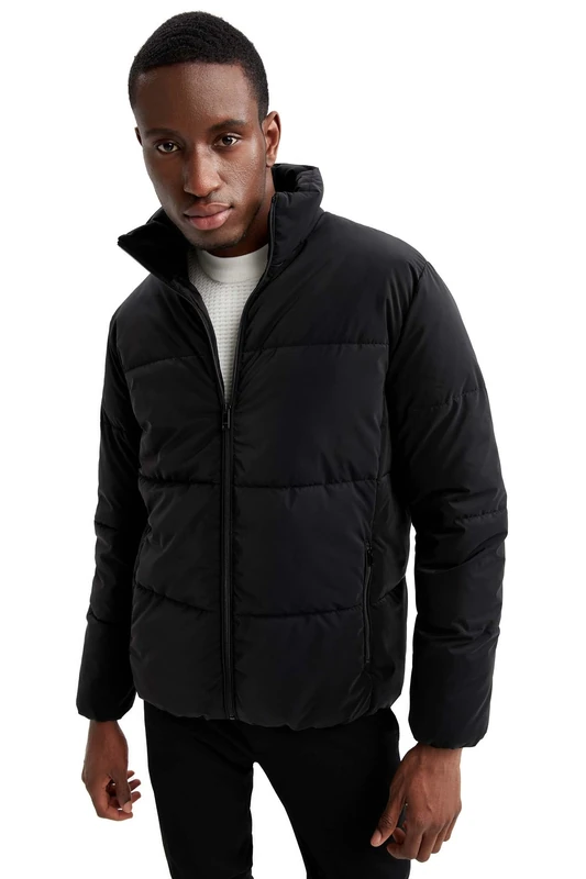 DeFacto Men's U4213az Jacket, black, XXL