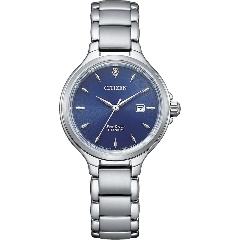 Citizen Women's Analogue Eco-Drive Watch with a Titanium Strap