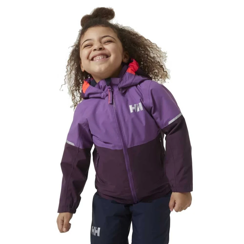 Helly Hansen Unisex Kid's SOGN Jacket, Crushed Grape, 1 Year