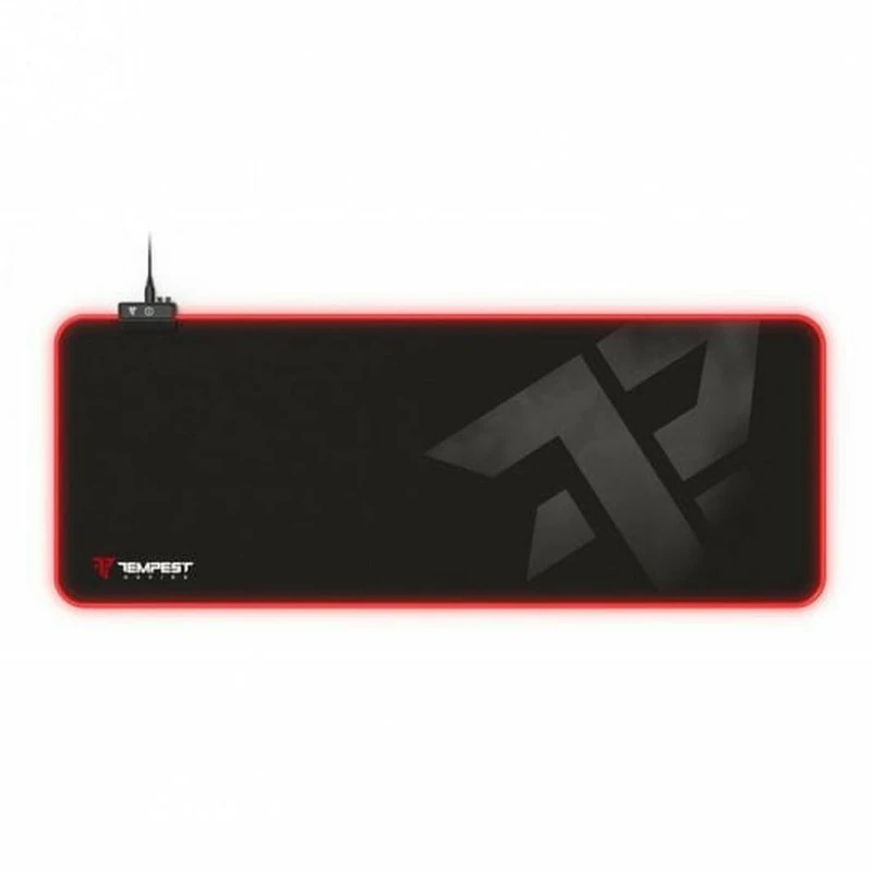 Tempest Mousepad RGB 80x30cm 3mm Alfombrilla Gaming Extended Negra - Image 1