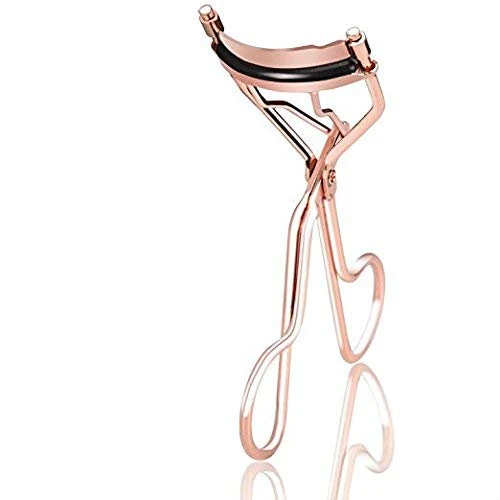 Eyelash Curler Electroplated Metal Lash Curler with Silicone Refill Pad Special Spring Makeup Curling Tool Creative and Exquisite Workmanship