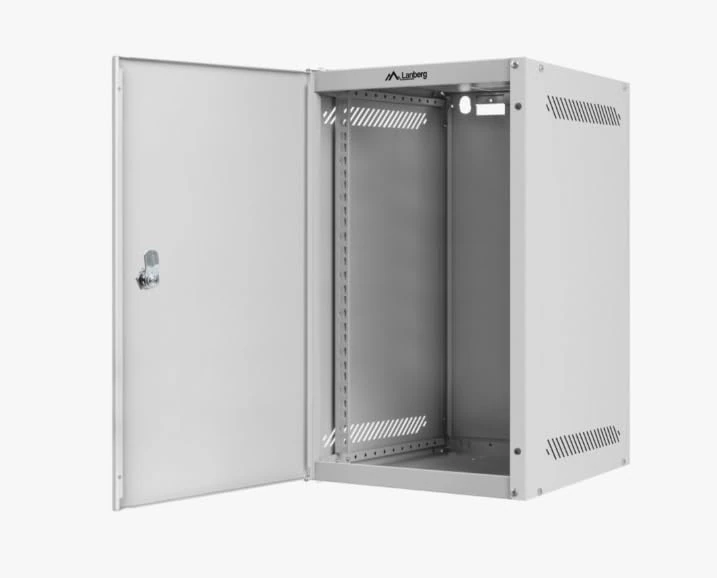 Lanberg ARMARIO COLGANTE 10 9U 280X310 PUERTA DE METAL GREY PACKAGE PLANO WF10-2309-00S - Image 1