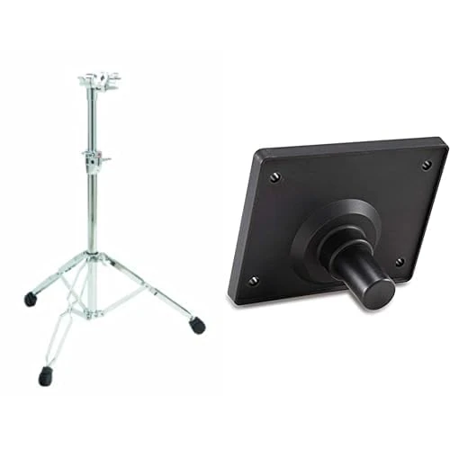 Gibraltar 6713E Spezial-Stander Multiklammer Professional Series,Black & Alesis Module Mount - Mounting Plate for Multi-Pad Electronic Percussion Instruments - Mounts to Any Drum Hardware