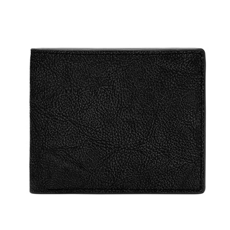 Fossil Men's Steven Leather Bifold Wallet, Slate Black, Bifold