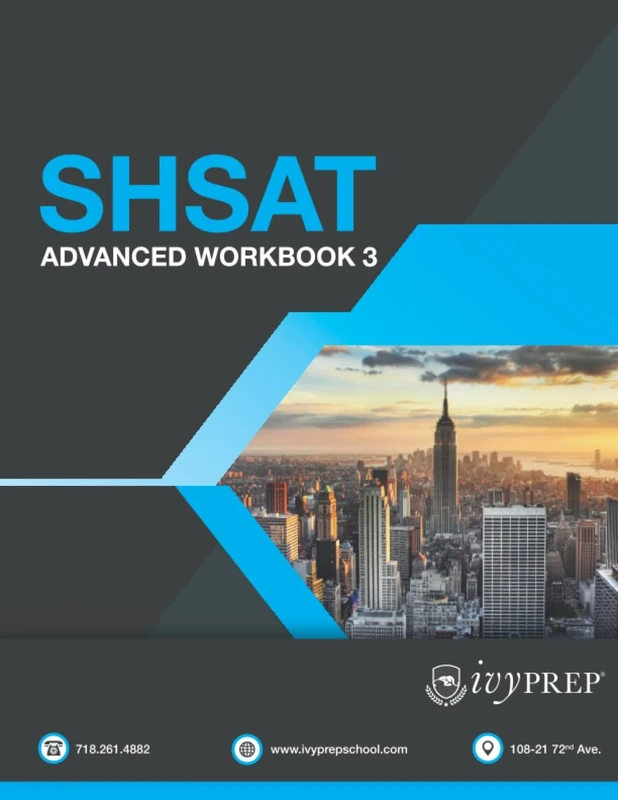 IvyPrep SHSAT Advanced Workbook 3 - Image 1