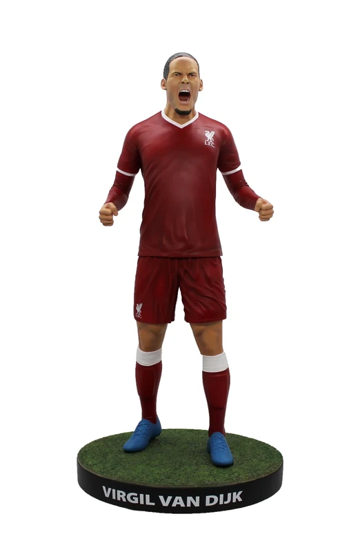 SoccerStarz Football's Finest – Officially Licensed Liverpool Football Club Virgil Van Dijk, 60cm Highly Detailed Resin, Luxurious Collectable Football Statue