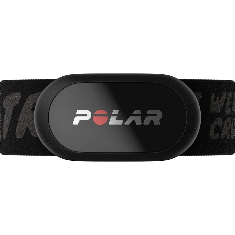 Polar H10 Heart Rate Monitor – ANT Plus, Bluetooth - Waterproof HR Sensor with Chest Strap - Built-in memory, Software updates (H10, M-XXL,Black Crush)