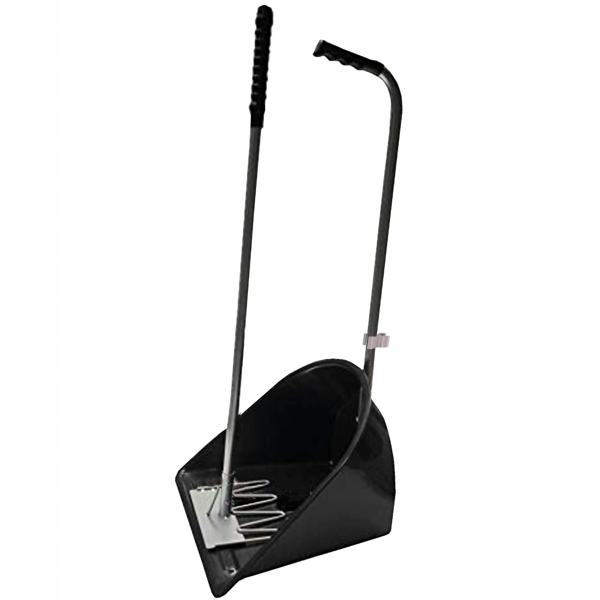 Muck Grabber Stable Mate Manure Collector Long Handle Poop Scoop & Rake Stable Paddock Dock Tidy Ideal for Horse, Pony, Donkey, Dog, Leaves for Yard, Stable, Horsebox & Garden - 80 cm (Black)