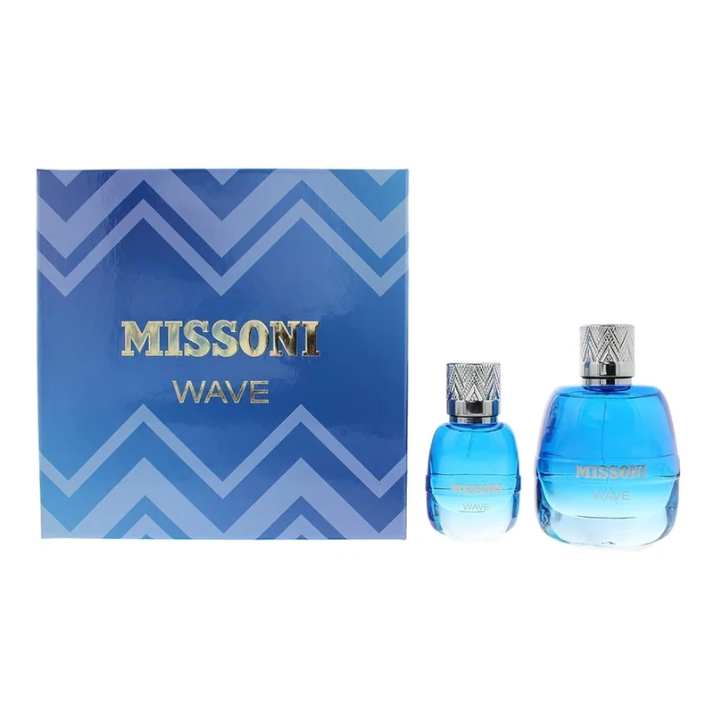Missoni Wave Pour Homme 2 Piece Gift Set: Eau De Toilette 100ml - Eau De Toilette 30ml