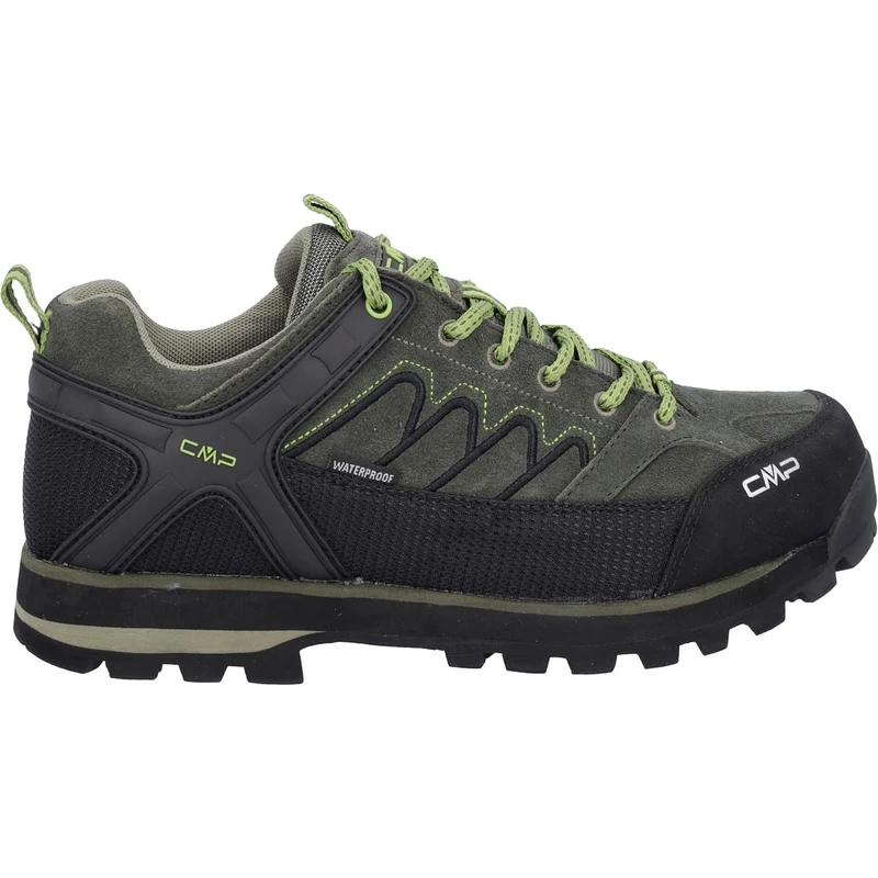 CMP Men's Moon Low Trekking Shoes WP, Military, 5.5 UK