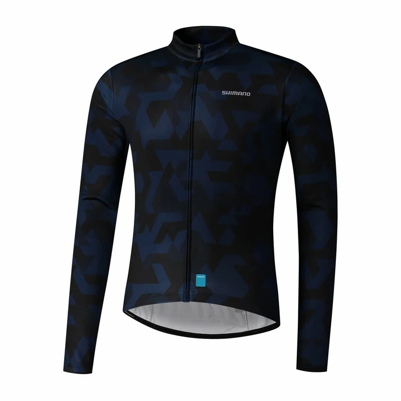 SHIMANO Unisex Sc85005 Men's Vertex Thermal Jersey Black Size XXL, Black, XXL UK