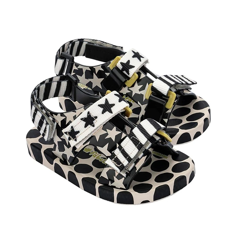 melissa Girls Mini Pingpong + Fabula Bb Flat Sandals, beige, 19/19.5 EU