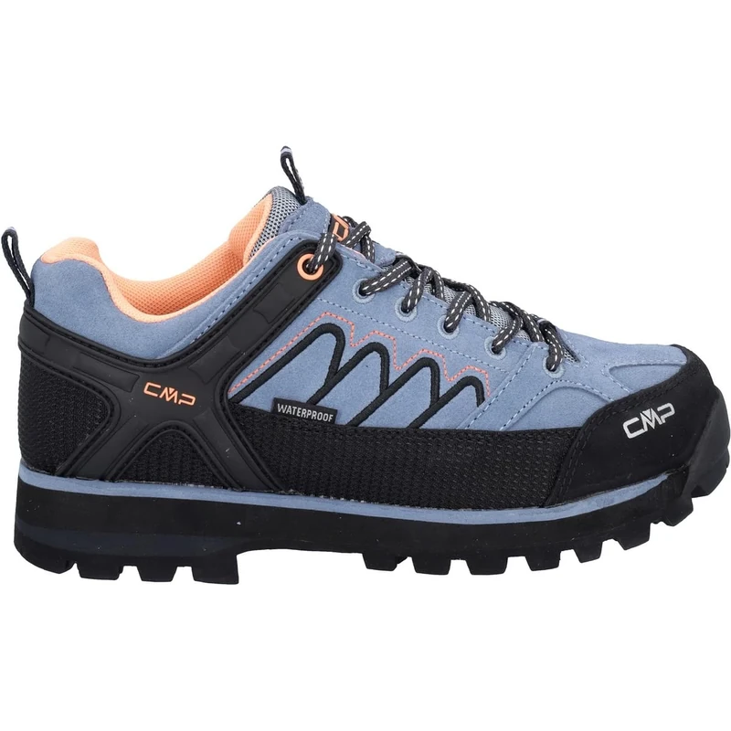 CMP Women's Moon Low WMN Trekking Shoe WP, Light Blue, 6 UK