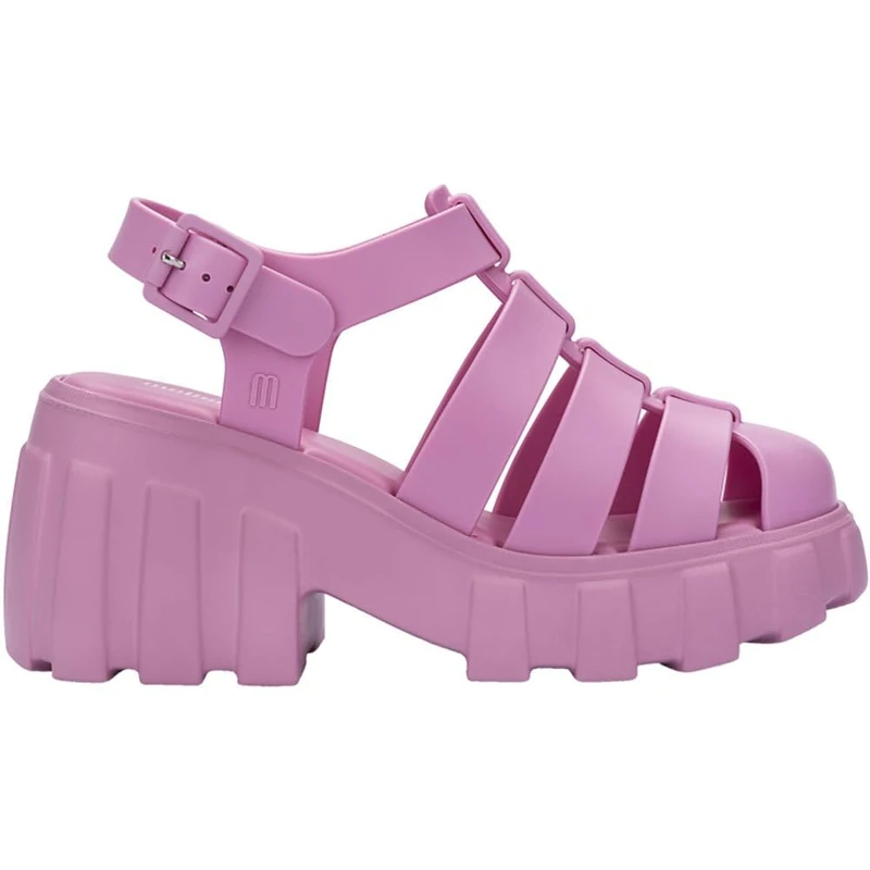 Melissa Women's Megan Ad Wedge Sandals, pink, 6.5 UK