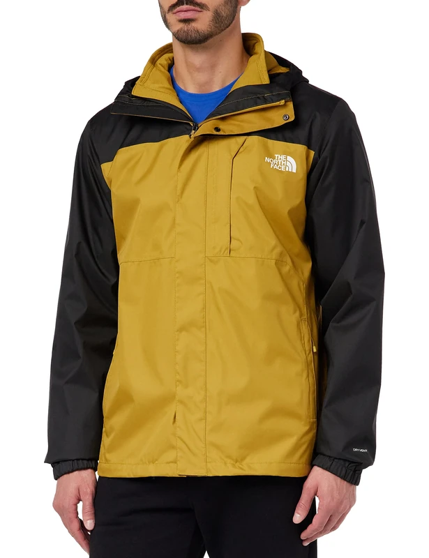 The North Face Quest Jacket Mineral Gold-Tnf Black M