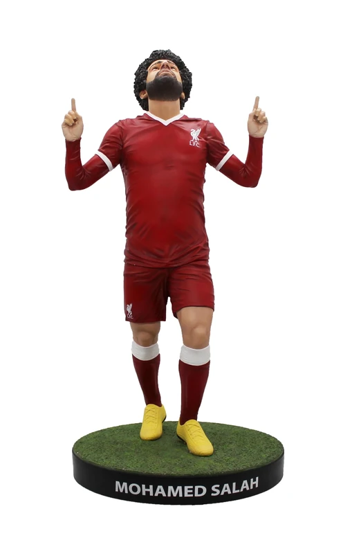 SoccerStarz Football's Finest – Officially Licensed Liverpool Football Club Mohamed Salah, 60cm Highly Detailed Resin, Luxurious Collectable Football Statue
