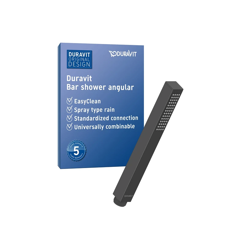 Duravit UV0640002046 Universal Shower Head, Black Matt