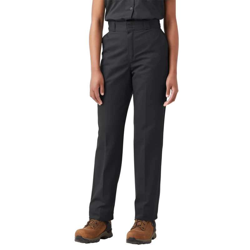 Dickies Women's Original 874 Work Pants, Black, 12 Long