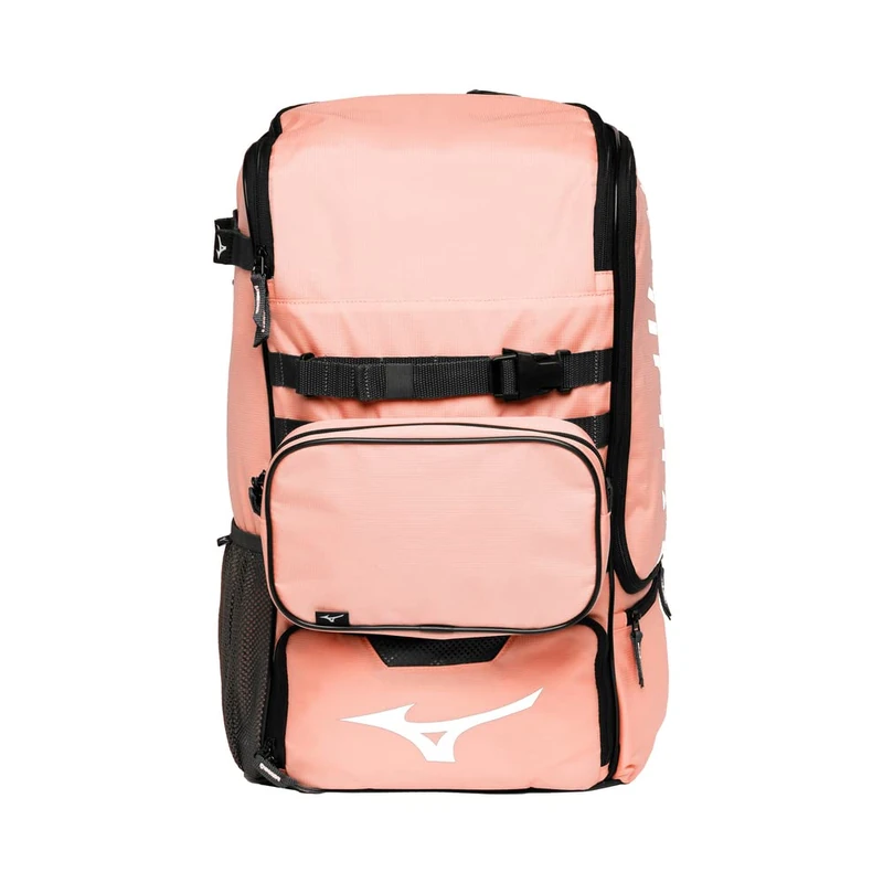 Mizuno Utility Backpack, Rose Gold/White - Image 1