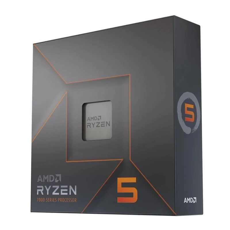 AMD Ryzensets 5 7600X Processor (integrated radeon graphics, 6 cores/12 threads, 105W TDP, AM5 socket, 38MB cache, up to 5.3 GHz max boost, no cooler)