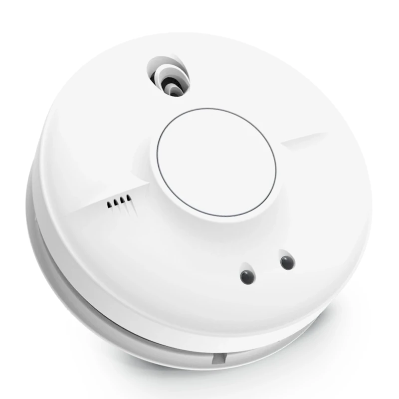 FireAngel Mains Smoke Alarm - SW10-EUT Mains Powered Optical Smoke Detector with Replaceable Long Life Backup Battery - Wired, Interlinked Smoke Alarms for Home with Test Button and LED Indicators