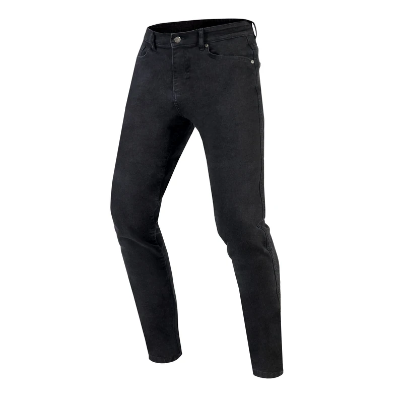 OZONE MOTO Striker Motorcycle Jeans Men's Aramid Fibre Lining Flying Bats Knee Protectors Level 2 Pockets for Hip and Coccyx Protectors Regular Fit Black - Image 1