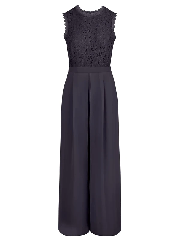 APART Fashion Women's Overalls Jumpsuit, Navy, 16