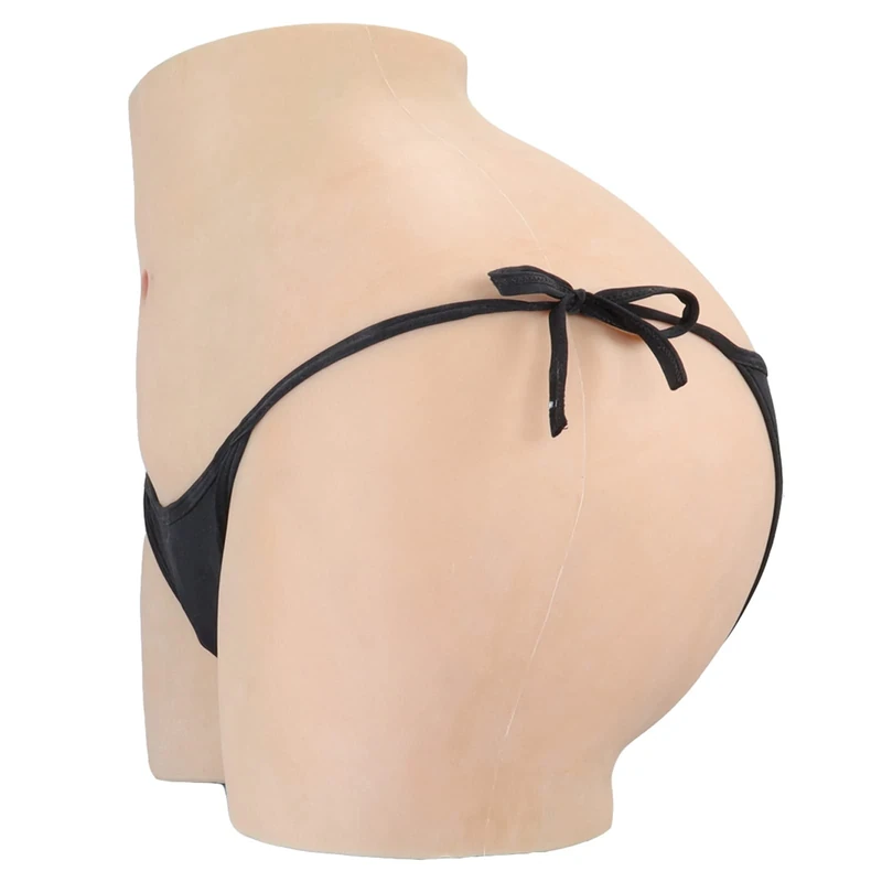 Wisfancy Full Silicone Panty Women and Men Silicone Panty Butt Lifter Hips Body Shaper Enhancer Padded with Urinary Catheter for Transgender Crossdressers - Brown, 6.8KG - Image 1