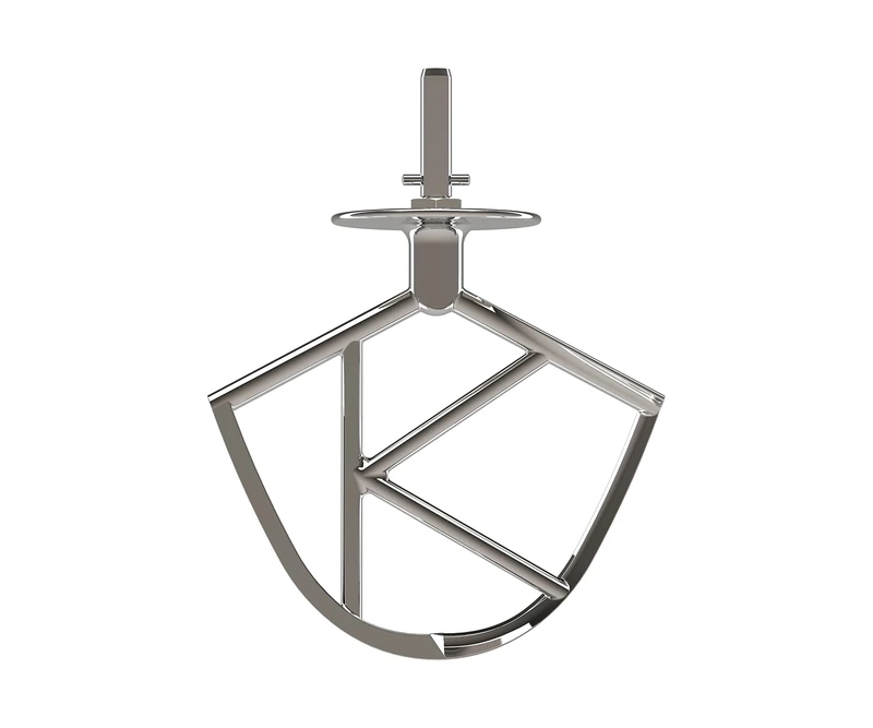 Kenwood K-Hook KAT50.000SS, Accessories Kitchen Appliances, Stirring Element Suitable for All Chef Food Processors, Dishwasher Safe, Stainless Steel, Silver