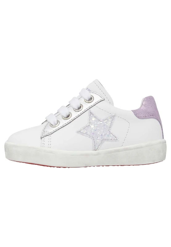 Naturino Annie Zip Children's Shoes White-Silver-Lilac, 20 EU, White Silver Lilac
