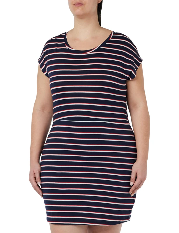 VERO MODA Women's VMEMBRACE MR Push UP SK J RI2110 NOOS Jeans, Medium Grey Denim, XXL/30