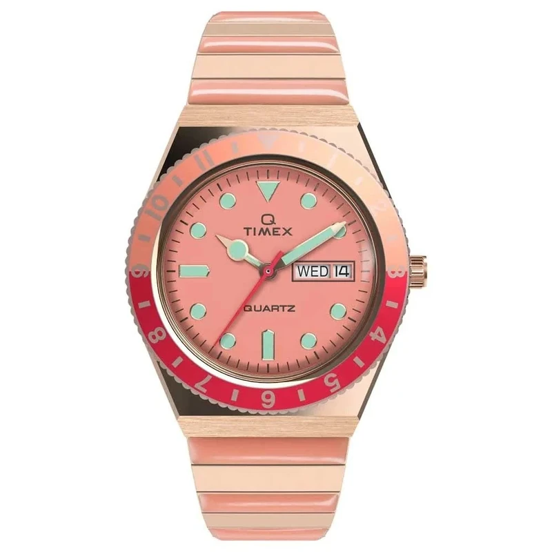 Timex Women's Analogue Watch with a Stainless Steel Bracelet Q Malibu - Image 1