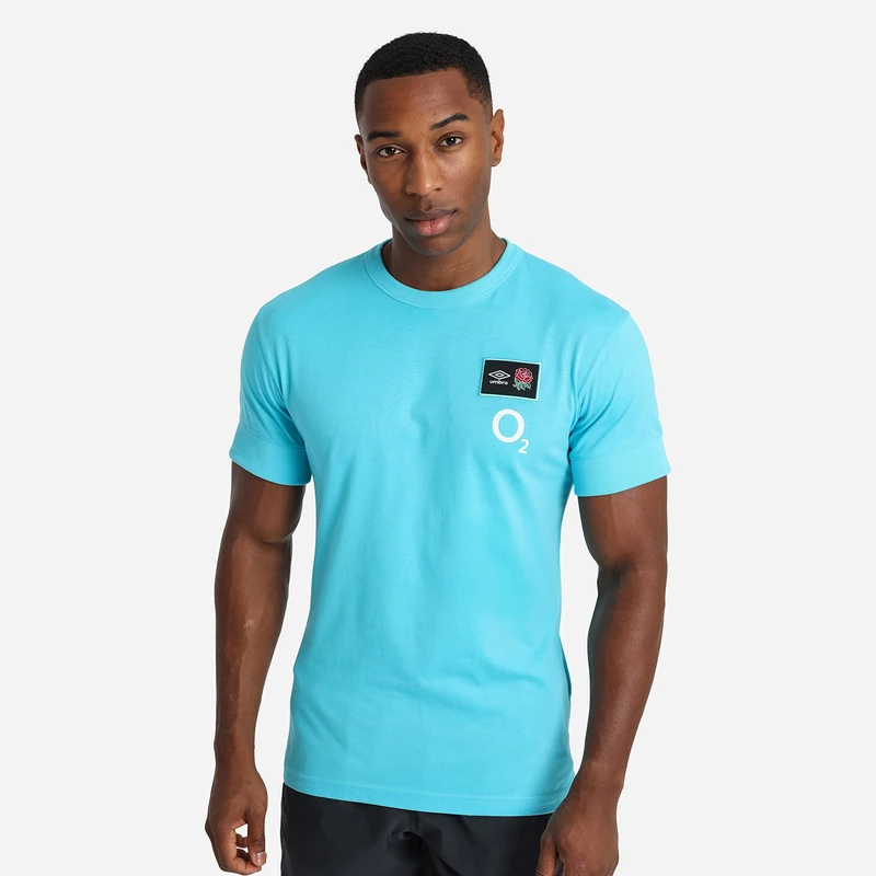 Umbro Men's England Cvc Tee (O2) T Shirt, Bachelor Button, M UK - Image 1