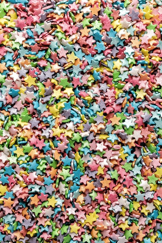 SPRINKLY - Glimmer Stars - Rainbow - 1kg