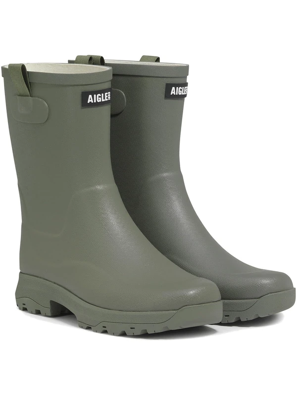 Aigle Women's Alya Rain Boot, Green, 3.5 UK